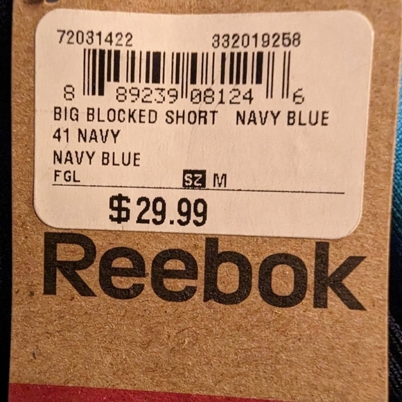 REEBOK shorts, navy youth size Medium or Large - Picture 8 of 9
